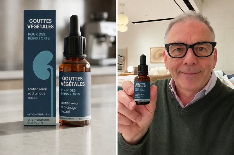 Gouttes végétales rénales offertes