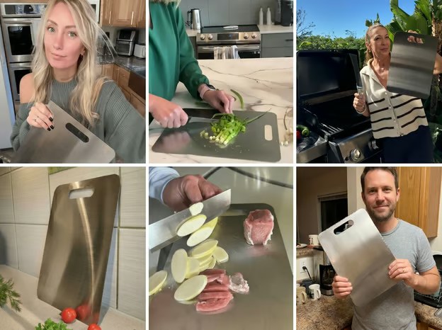 La planche Katori en usage dans plusieurs cuisines différentes